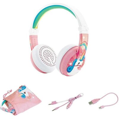 Casque BuddyPhones Wave Rose - Étanches, Sans Fil pour Enfants - Publicité Casque BuddyPhones Wave Rose - Étanches, Sans Fil pour Enfants - Publicité