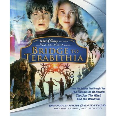 Walt Disney Pont vers Terabithia - Blu-ray Région A - Publicité Walt Disney Pont vers Terabithia - Blu-ray Région A - Publicité