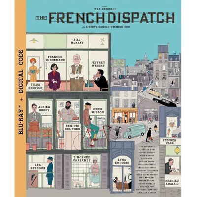 Disney The French Dispatch - Blu-ray Région A: États-Unis - Publicité Disney The French Dispatch - Blu-ray Région A: États-Unis - Publicité