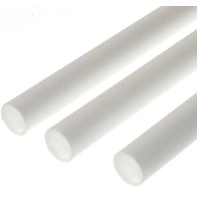 EverGreen - EVG229 - 0.28 in Styrene Tube - White EverGreen - EVG229 - 0.28 in Styrene Tube - White