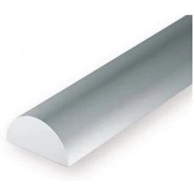 Evergreen - 241 - 0.06"/1.5mm - Polystyrene Half Round Evergreen - 241 - 0.06"/1.5mm - Polystyrene Half Round