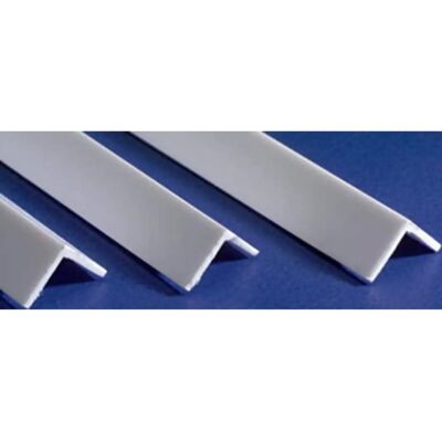 EverGreen EVG294 - White Styrene Angle Railroad - Railroad Scratch Building Supply EverGreen EVG294 - White Styrene Angle Railroad - Railroad Scratch Building Supply