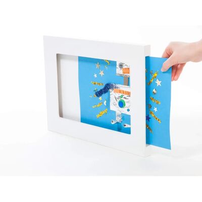 Cornice foto Articulate Gallery A4 - MDF Bianco Cornice foto Articulate Gallery A4 - MDF Bianco