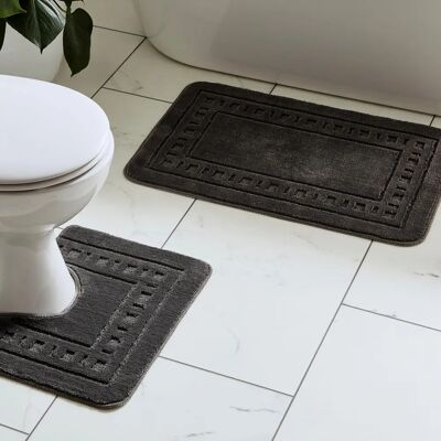 Catherine Lansfield Armoni Set Bagno Grigio - Bath Set Catherine Lansfield Armoni Set Bagno Grigio - Bath Set