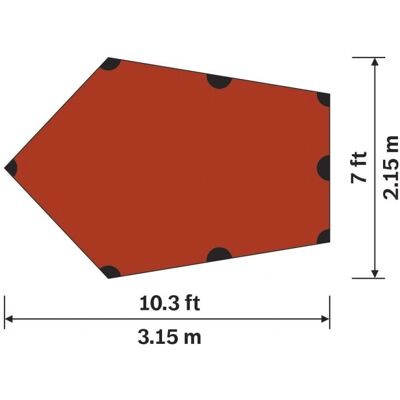 Hilleberg Tarp 5 - Leichtes Wasserdichtes Schutzdach Hilleberg Tarp 5 - Leichtes Wasserdichtes Schutzdach