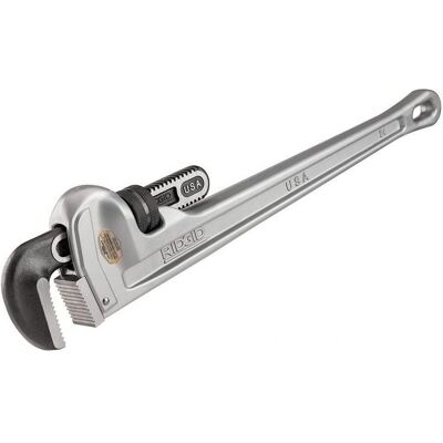 Clé à tube en aluminium Ridgid 824 24" - Haute résistance - Publicité Clé à tube en aluminium Ridgid 824 24" - Haute résistance - Publicité