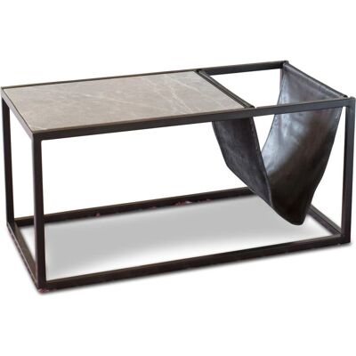 Mesa de Centro PIB de Metal y Piedra - Mesa de Café Mesa de Centro PIB de Metal y Piedra - Mesa de Café