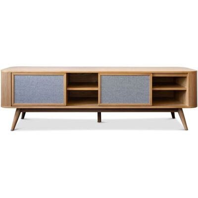 PIB Lulea Estilo Escandinavo Roble Claro Mueble TV PIB Lulea Estilo Escandinavo Roble Claro Mueble TV