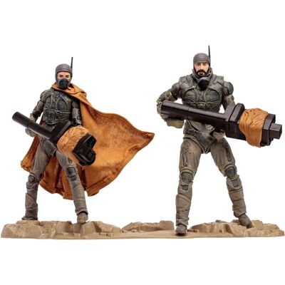 Figurine d'Action McFarlane - Dune, Pack de 2, Stilgar & Shishakli, 18cm - Publicité Figurine d'Action McFarlane - Dune, Pack de 2, Stilgar & Shishakli, 18cm - Publicité