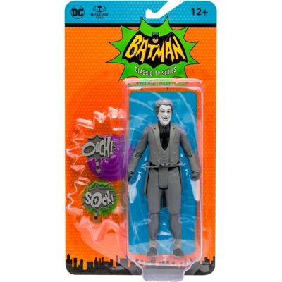 Action figure retro DC Batman 66 Il Joker Bianco e Nero Action figure retro DC Batman 66 Il Joker Bianco e Nero