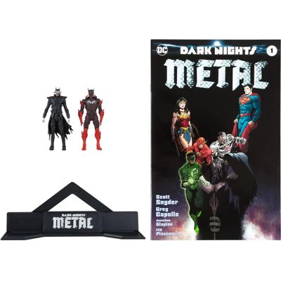 DC Direct - Dark Knights Metal #1 - Page Punchers - Batman qui Rit & Red Death Pack 2 figurines avec Comic - Publicité DC Direct - Dark Knights Metal #1 - Page Punchers - Batman qui Rit & Red Death Pack 2 figurines avec Comic - Publicité