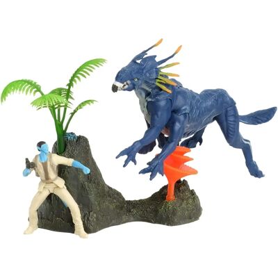 McFarlane Toys Avatar - Jake Sully contre Thanator - Publicité McFarlane Toys Avatar - Jake Sully contre Thanator - Publicité