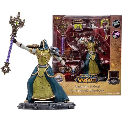 Figura de World of Warcraft no-muerto sacerdote y brujo 15cm - MCF16674 Figura de World of Warcraft no-muerto sacerdote y brujo 15cm - MCF16674