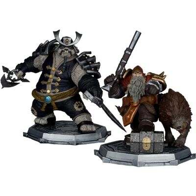 McFarlane Chasseur Nain & Moine Pandaren - World of Warcraft Figurine McFarlane Chasseur Nain & Moine Pandaren - World of Warcraft Figurine