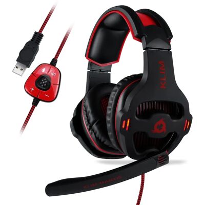 Słuchawki KLIM Mantis - 7.1 Surround - Mikrofon - PC PS4 Słuchawki KLIM Mantis - 7.1 Surround - Mikrofon - PC PS4