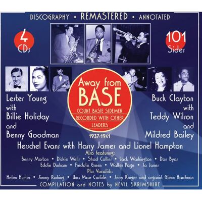 C&D Various Artists Away From Base Basie Sidemen - 4 Discs Jazz C&D Various Artists Away From Base Basie Sidemen - 4 Discs Jazz