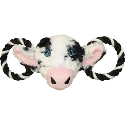 Jolly Pets JTA5 Large Cow Tug-A-Mals Dog Toy Jolly Pets JTA5 Large Cow Tug-A-Mals Dog Toy