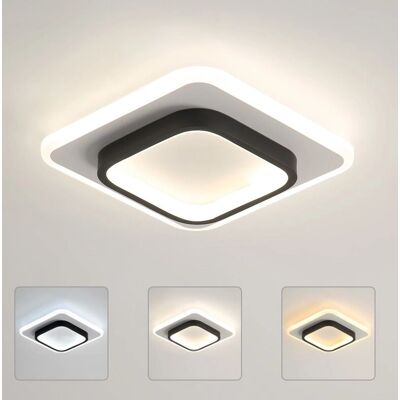 Luce da soffitto LED GOECO quadrata - Moderna 20W 2300lm per camera e soggiorno Luce da soffitto LED GOECO quadrata - Moderna 20W 2300lm per camera e soggiorno