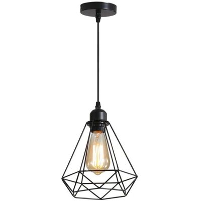 Lampada a Soffitto Industriale Goeco - Vintage E27 Nera - Lampada da soffitto Lampada a Soffitto Industriale Goeco - Vintage E27 Nera - Lampada da soffitto