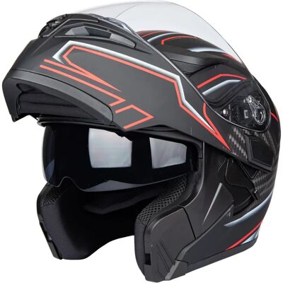 Bodysocks - Flip-Up Helmet - Visière Double - X-Large - helmet - Publicité Bodysocks - Flip-Up Helmet - Visière Double - X-Large - helmet - Publicité