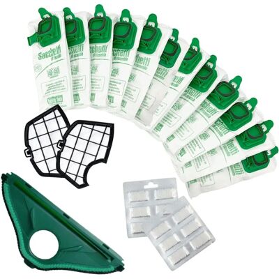 BIERRE STORE - Sacchetti aspirapolvere VK 140 VK 150 - 12 pezzi, Filtri, Profumi, Spazzola BIERRE STORE - Sacchetti aspirapolvere VK 140 VK 150 - 12 pezzi, Filtri, Profumi, Spazzola