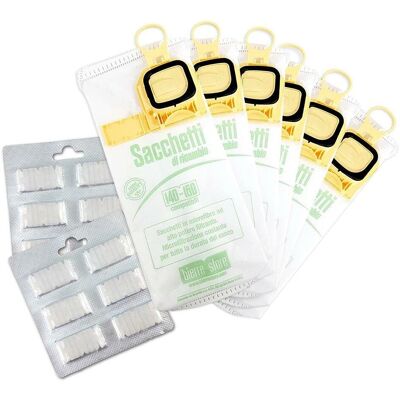 BIERRE STORE Sacchetti Aspirapolvere Vorwerk VK140 VK150 - 12 pz BIERRE STORE Sacchetti Aspirapolvere Vorwerk VK140 VK150 - 12 pz