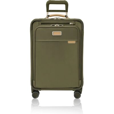 Briggs & Riley Baseline 22 Trolley Cabin Espandibile Verde Oliva - Spinner da Cabina Briggs & Riley Baseline 22 Trolley Cabin Espandibile Verde Oliva - Spinner da Cabina