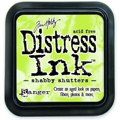 Ranger Tim Holtz Distress Ink Pad - Shabby Shutters - Ink Pad - Art & Craft Ranger Tim Holtz Distress Ink Pad - Shabby Shutters - Ink Pad - Art & Craft