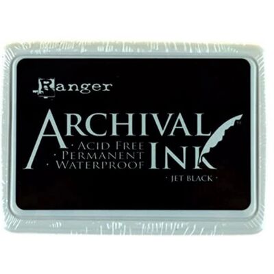 Ranger Jet Black Ink Pad - Ink Pad Ranger Jet Black Ink Pad - Ink Pad