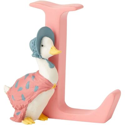 Enesco Beatrix Potter - L - Jemima Puddle-Duck - Lettera Enesco Beatrix Potter - L - Jemima Puddle-Duck - Lettera