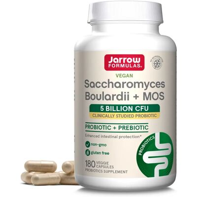 Jarrow Formulas Saccharomyces Boulardii Plus MOS 5B - Probiotic Supplement Jarrow Formulas Saccharomyces Boulardii Plus MOS 5B - Probiotic Supplement
