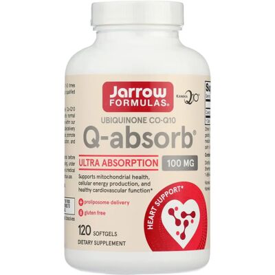 Jarrow Formulas Q-Absorb 120 Softgels - Nahrungsergänzungsmittel Jarrow Formulas Q-Absorb 120 Softgels - Nahrungsergänzungsmittel