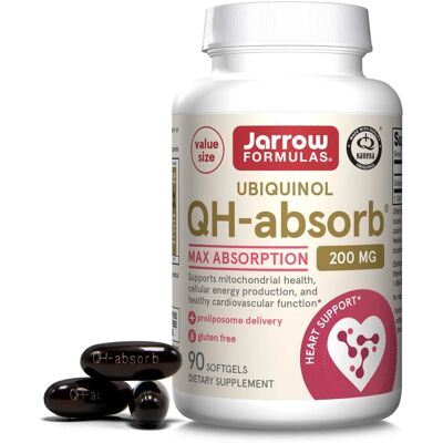 Jarrow Formulas Ubiquinol QH-Absorb 200mg - Dietary Supplement Jarrow Formulas Ubiquinol QH-Absorb 200mg - Dietary Supplement