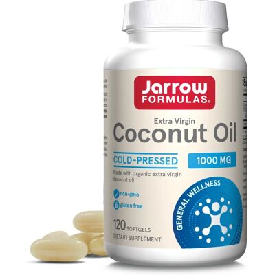 Jarrow-Formulas Jarrow Aceite de Coco Virgen Extra - Aceite de Coco - 120 Softgels Jarrow-Formulas Jarrow Aceite de Coco Virgen Extra - Aceite de Coco - 120 Softgels