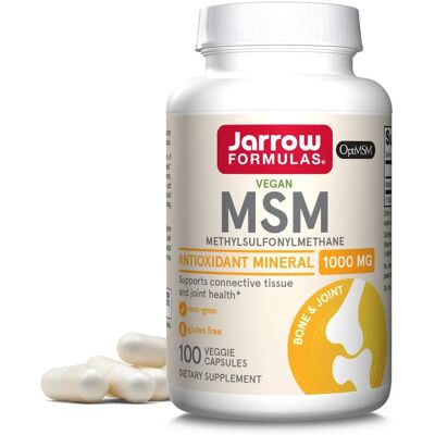 Jarrow Formulas MSM 1000mg Cápsulas Vegetales - Suplemento Dietético Jarrow Formulas MSM 1000mg Cápsulas Vegetales - Suplemento Dietético