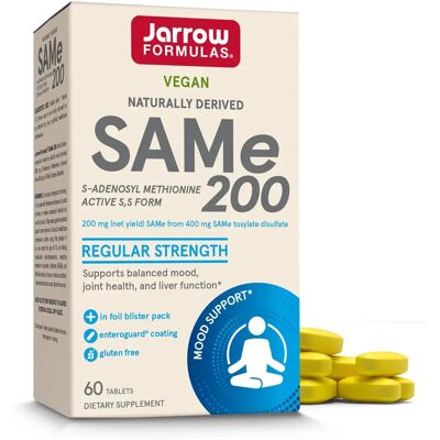 Jarrow Formulas SAM-e 200mg – Unterstützung für Gelenke & Stimmung Jarrow Formulas SAM-e 200mg – Unterstützung für Gelenke & Stimmung
