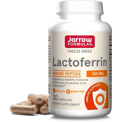 Jarrow Formulas Laktoferrin - 250 mg, 30 Kapseln Jarrow Formulas Laktoferrin - 250 mg, 30 Kapseln