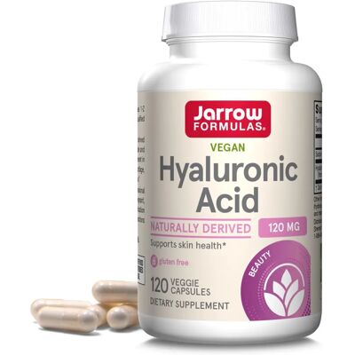 Jarrow Formulas Acido Ialuronico - 120 Capsule Vegetali - Salute della pelle e articolazioni Jarrow Formulas Acido Ialuronico - 120 Capsule Vegetali - Salute della pelle e articolazioni