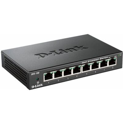D-Link DES-108 8-Port Gigabit Ethernet Switch - Netzwerkswitch D-Link DES-108 8-Port Gigabit Ethernet Switch - Netzwerkswitch