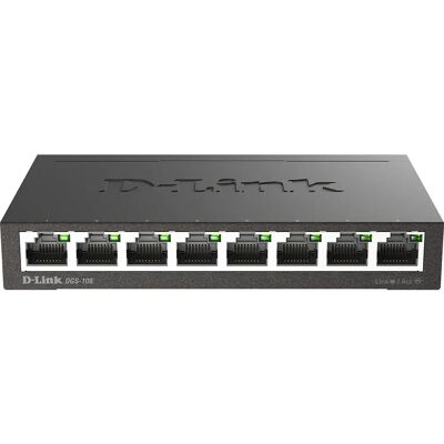D-Link DGS-108 Musta - Verkkoväylä D-Link DGS-108 Musta - Verkkoväylä