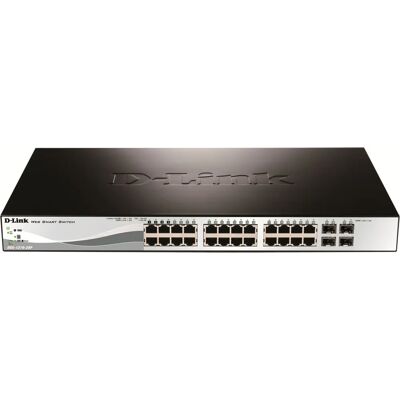D-Link DGS-1210-28P Hallittu L2 Gigabit Ethernet - Kytkin D-Link DGS-1210-28P Hallittu L2 Gigabit Ethernet - Kytkin