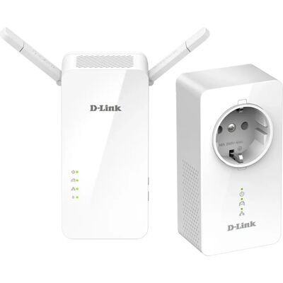 Kit Powerline D-Link DHP-W611AV - Wi-Fi 1000 Mbps Kit Powerline D-Link DHP-W611AV - Wi-Fi 1000 Mbps