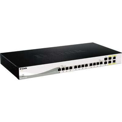 Switch Gestionat D-Link DXS-1210-16TC - 16 Porturi - Ethernet 12x10G - Negru Switch Gestionat D-Link DXS-1210-16TC - 16 Porturi - Ethernet 12x10G - Negru