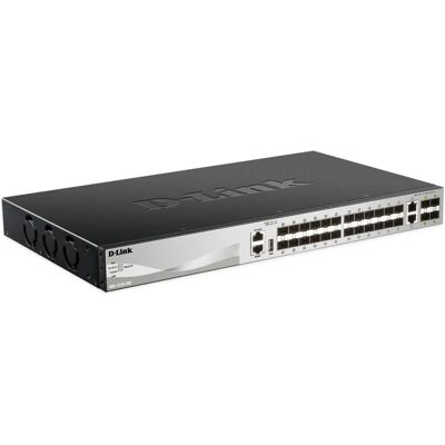 D-Link DGS-3130-30S Hallittu kytkin - Layer 3, 10G Ethernet, Räkkiin asennettava D-Link DGS-3130-30S Hallittu kytkin - Layer 3, 10G Ethernet, Räkkiin asennettava