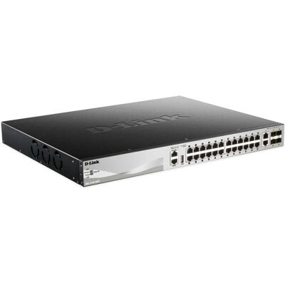 D-Link DGS-3130-30PS Hallittu Layer 3 Gigabit Ethernet PoE kytkin D-Link DGS-3130-30PS Hallittu Layer 3 Gigabit Ethernet PoE kytkin