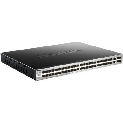 Przełącznik Layer 3 zarządzany D-Link DGS-3130-54S - Czarny Przełącznik Layer 3 zarządzany D-Link DGS-3130-54S - Czarny