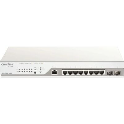 Switch réseau géré D-Link DBS-2000-10MP - Gris Switch réseau géré D-Link DBS-2000-10MP - Gris