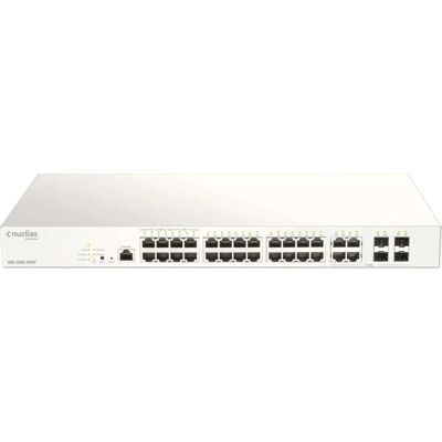 D-Link Nuclias Cloud-Management 28-Port Gigabit Switch - Grau D-Link Nuclias Cloud-Management 28-Port Gigabit Switch - Grau