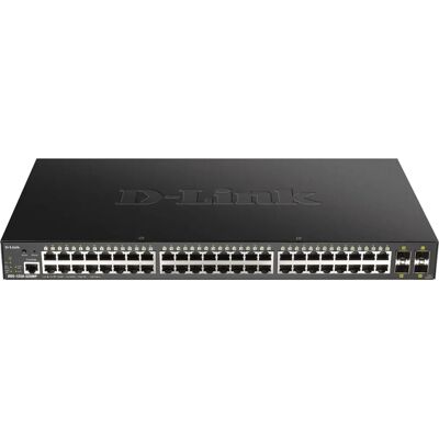 D-Link DGS-1250-52XMP Nätverksswitch - 48-portars Gigabit, 4x 10G SFP+ D-Link DGS-1250-52XMP Nätverksswitch - 48-portars Gigabit, 4x 10G SFP+