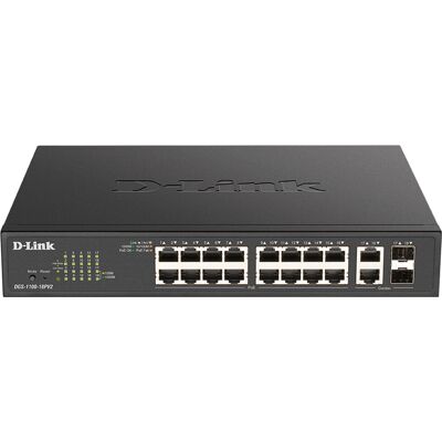 Switch Gigabit Ethernet PoE géré D-Link DGS-1100-18PV2 - Commutateur réseau Switch Gigabit Ethernet PoE géré D-Link DGS-1100-18PV2 - Commutateur réseau